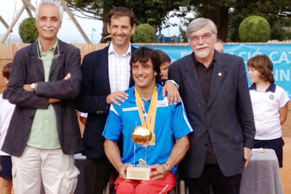 Quico Tur reaparece con victoria en el Campeonato de Catalua de Tenis en Silla