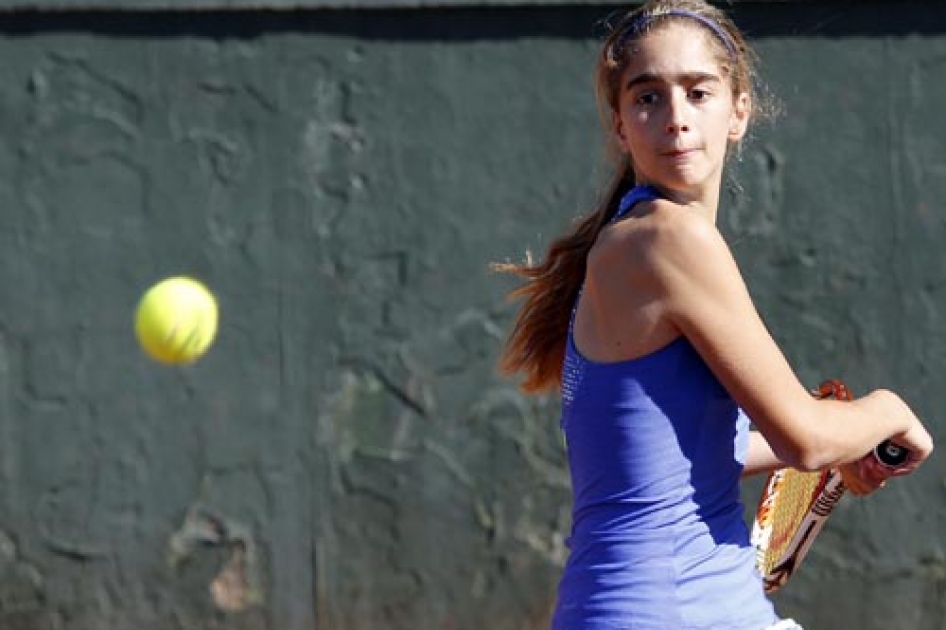 Final de la canaria Carlota Molina en el torneo internacional infantil de Milovice