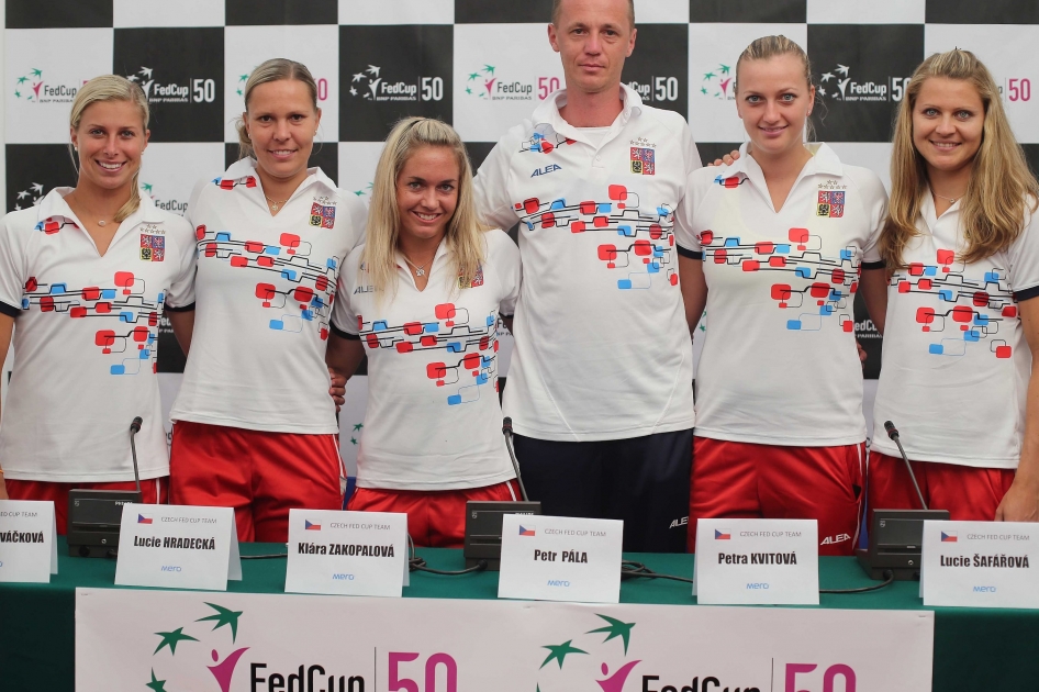 Kvitova y Safarova vuelven a liderar el equipo checo de Fed Cup que se enfrentar a Espaa