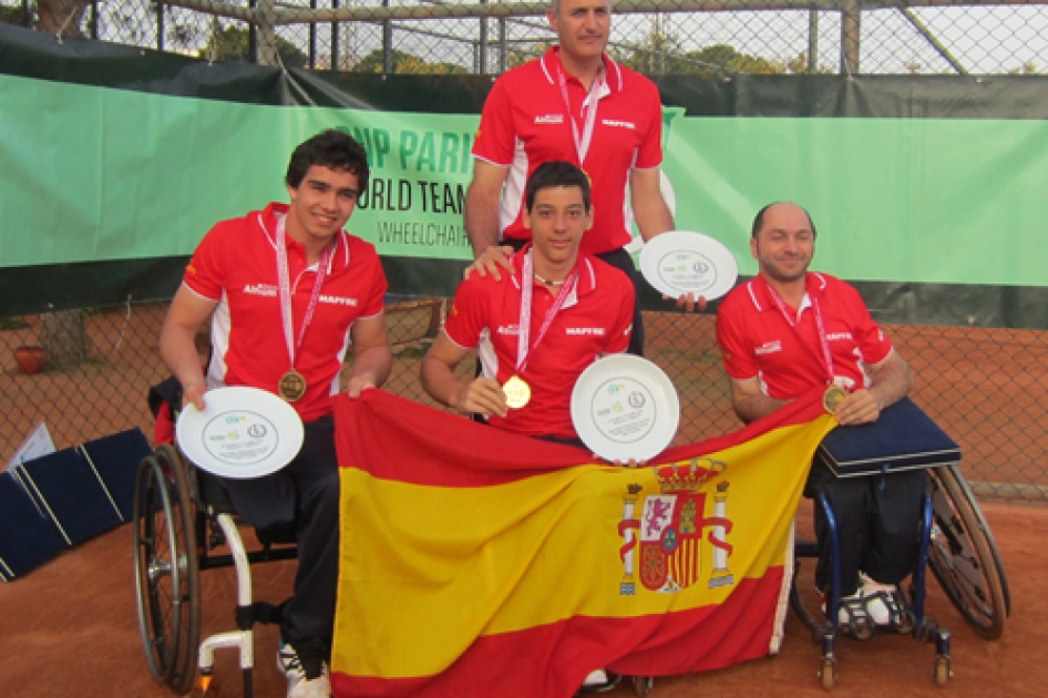 El equipo espaol de tenis en silla se clasifica para la Copa del Mundo de la especialidad