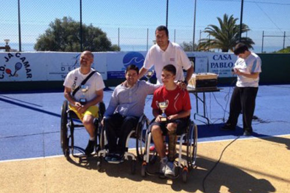 Martn De la Puente gana el primer abierto nacional de tenis en silla del ao en Marbella