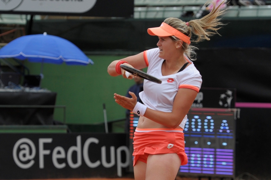 Tita Torró iguala la eliminatoria de Fed Cup ante Polonia Tita Torró iguala la eliminatoria de Fed Cup ante Polonia