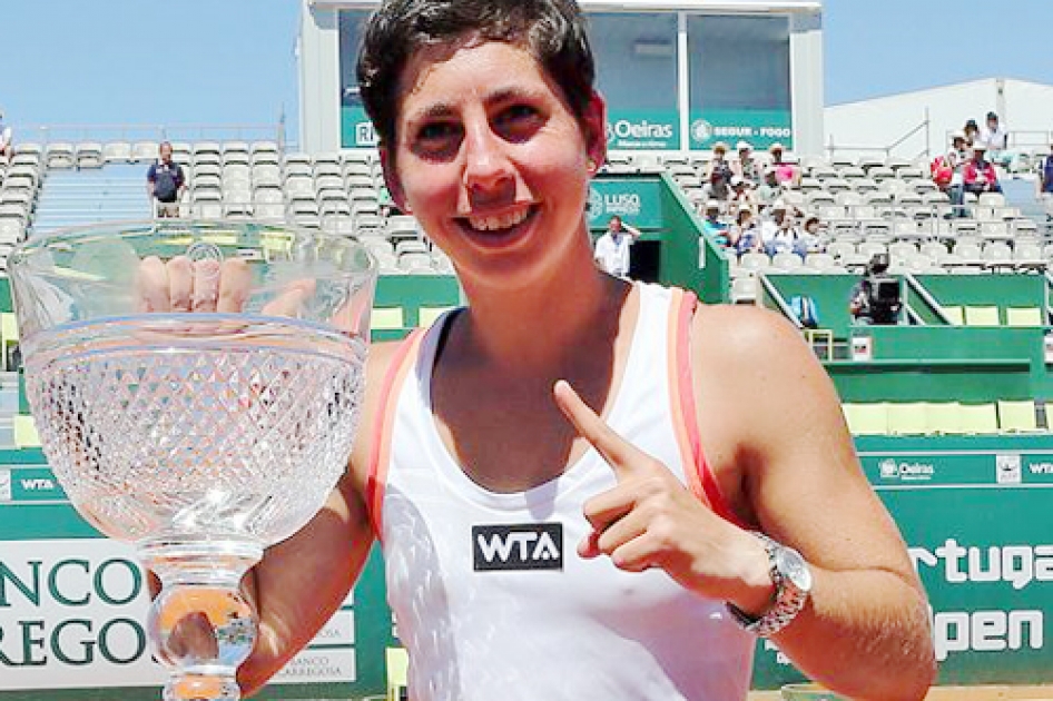 Carla Suárez conquista su primer título WTA en Oeiras tras cinco finales