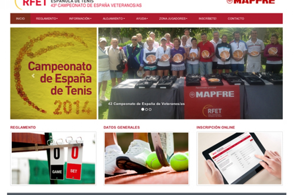 Abierta la nueva inscripción on-line para el Campeonato de España de Veteranos Individual