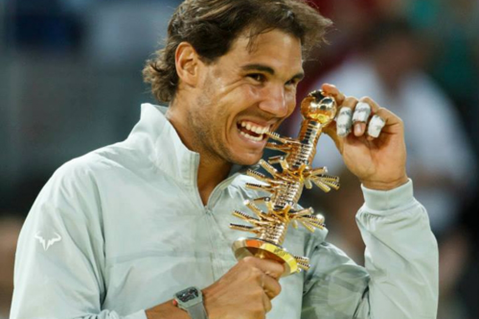 Nadal conquista su cuarto título en Madrid ante el japonés Nishikori Nadal conquista su cuarto título en Madrid ante el japonés Nishikori