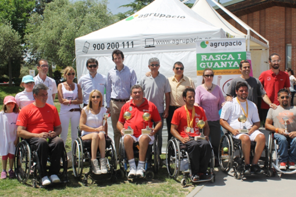 Jos Carlos Pina gana el Campeonato de Catalua de tenis en silla ante Jordi Ros