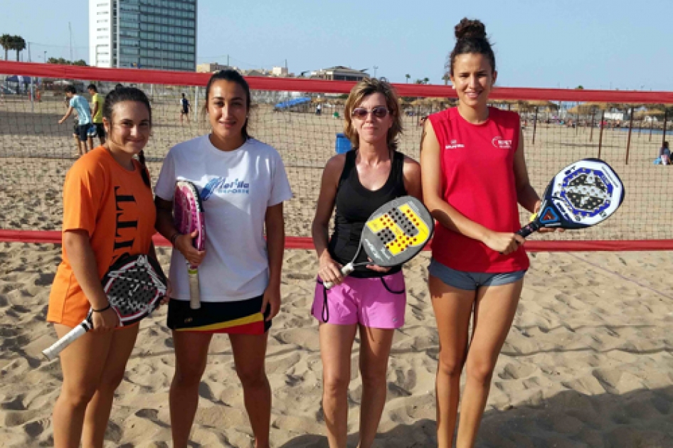 El II Open de Tenis Playa Trofeo Himosa de Melilla repite vencedores