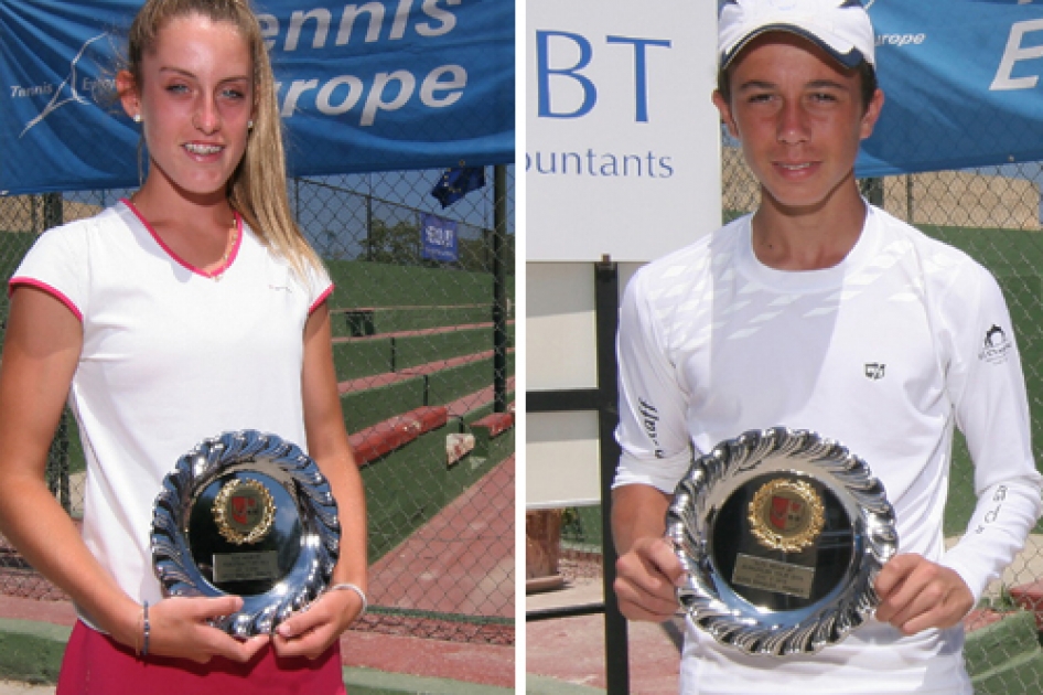 Triunfos de Francisco Bohrquez, Helena Jansen e Irene Garcern en el circuito juvenil europeo