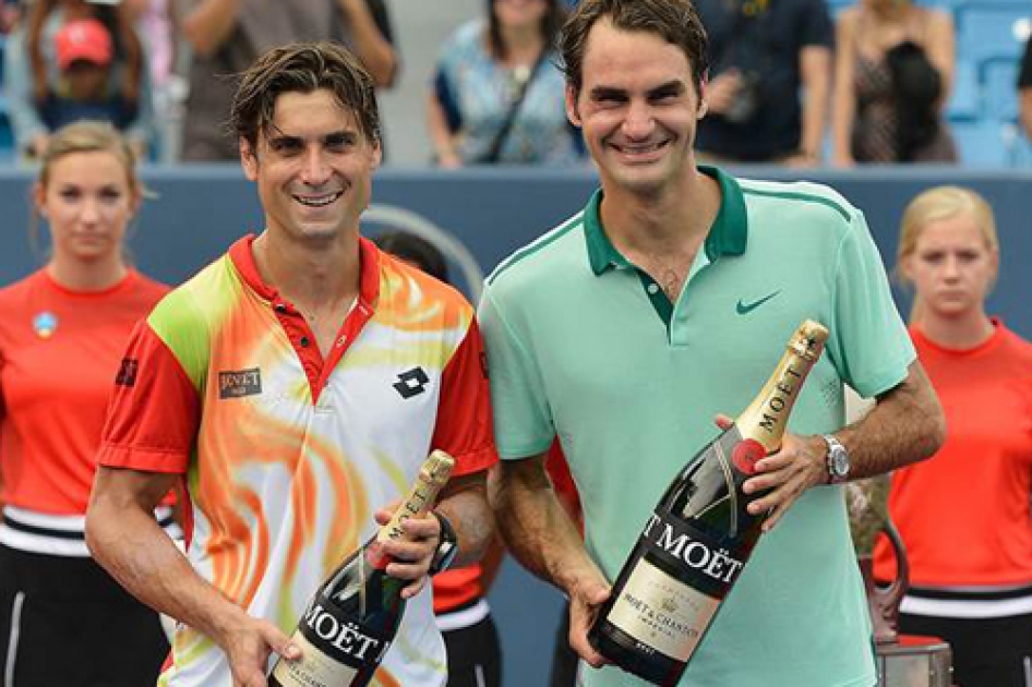 David Ferrer cede ante Roger Federer la final del Masters 1000 de Cincinnati