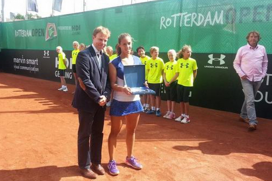 Olga Sáez cede la final del torneo de Rotterdam ante la local Quirine Lemoine