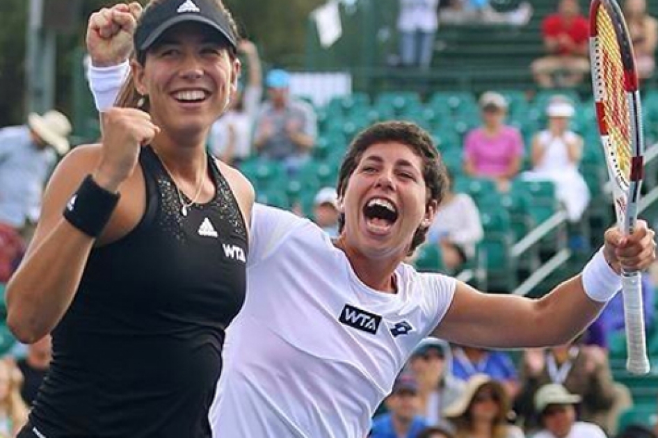 Carla Surez y Garbie Muguruza se aseguran un puesto en el Masters de Dobles 