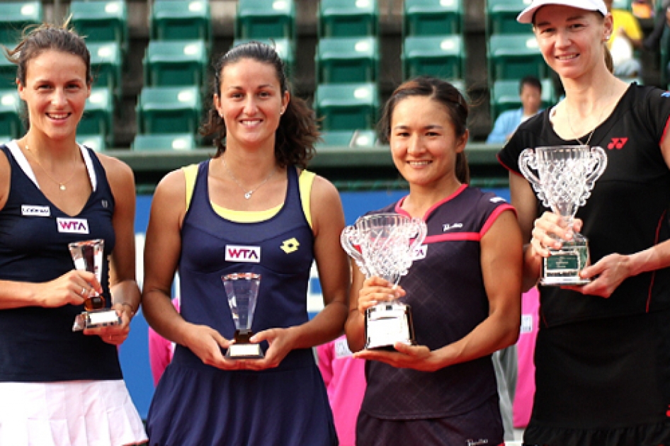 Lara Arruabarrena juega su cuarta final WTA de dobles en Japón Lara Arruabarrena juega su cuarta final WTA de dobles en Japón