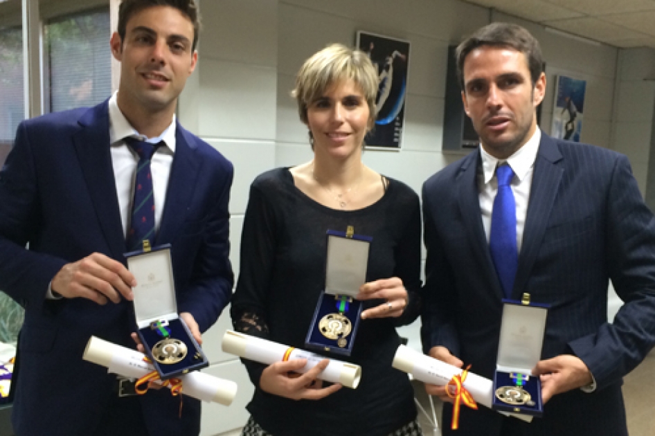 Marcel Granollers, David Marrero y Mª José Martínez reciben la Real Orden del Mérito Deportivo