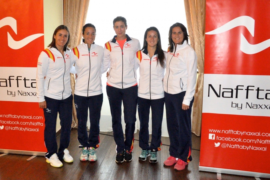 El Equipo Espaol de Copa Federacin estrena en la ciudad rumana de Galati la nueva equipacin