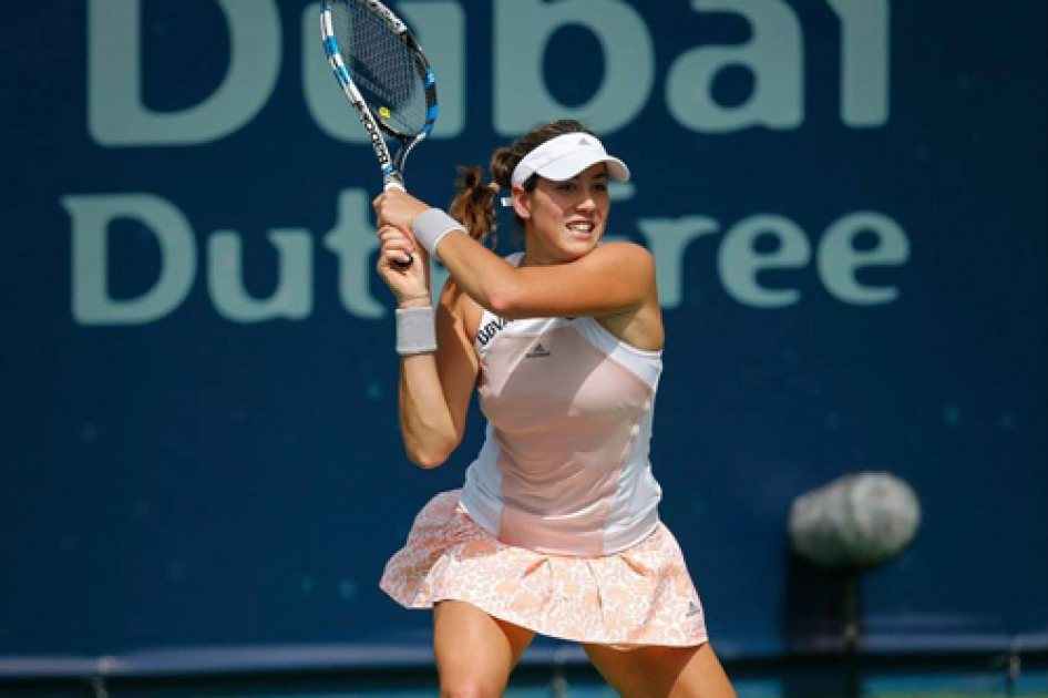 Garbiñe Muguruza se queda en las semifinales del WTA Premier de Dubái Garbiñe Muguruza se queda en las semifinales del WTA Premier de Dubái