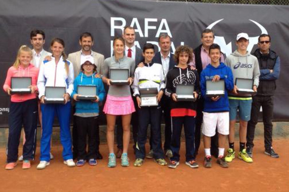 Christian Lerby, Marta Custic, Alejandro Turriziani y Anne Mintegi ganan el segundo torneo Rafa Nadal Tour by Mapfre de Barcelona