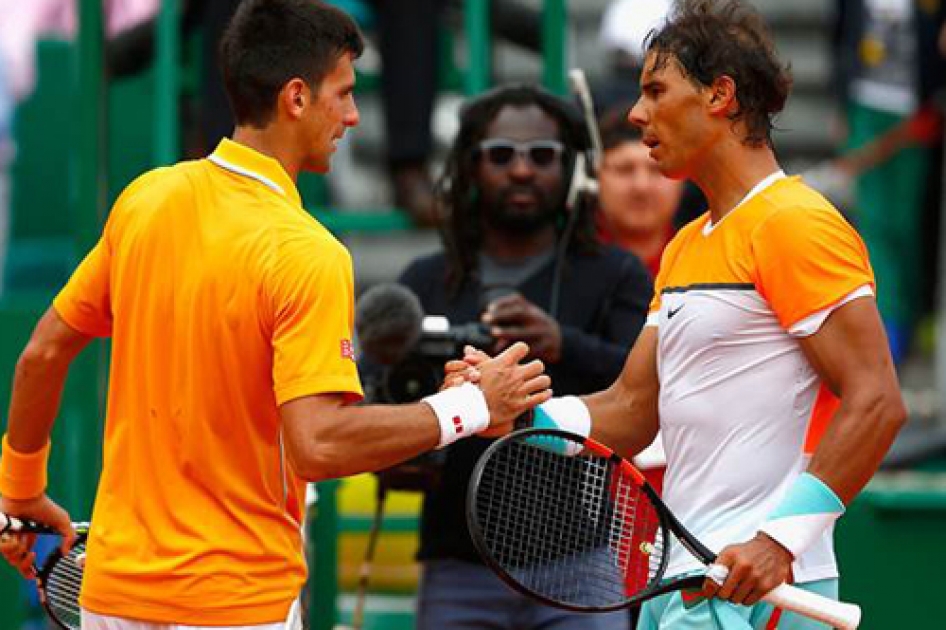 Rafael Nadal cede en las semifinales de Montecarlo ante Novak Djokovic Rafael Nadal cede en las semifinales de Montecarlo ante Novak Djokovic