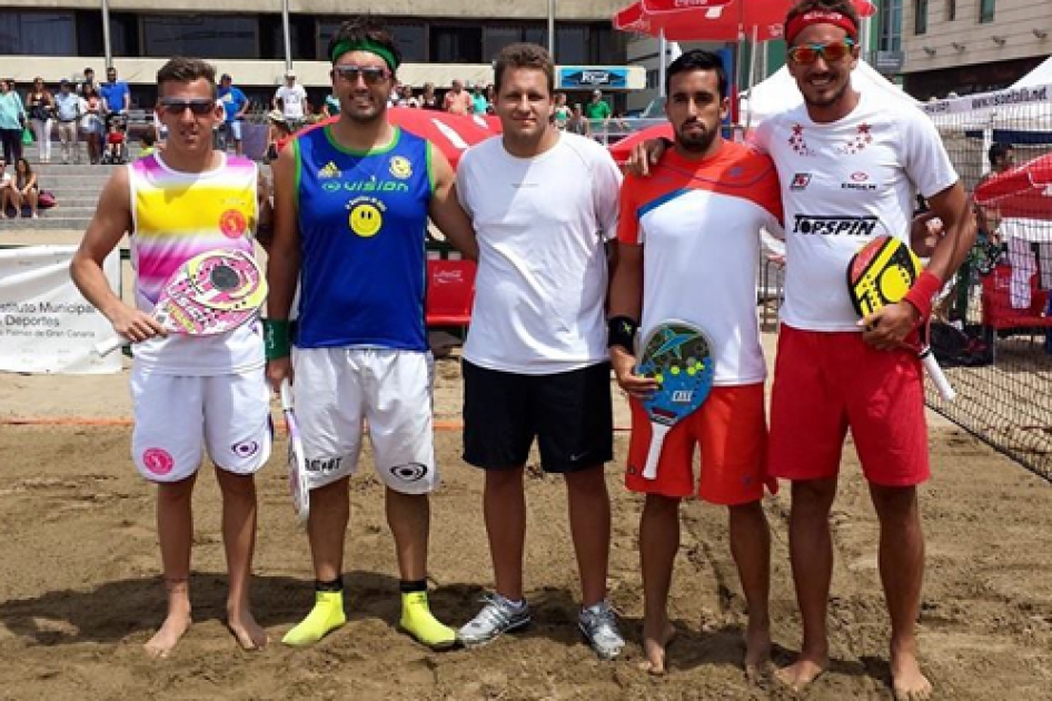 Dominio foráneo en el internacional de tenis playa de Gran Canaria y victorias de Rodríguez-Ramírez y Egea-Herrero en Montgat Dominio foráneo en el internacional de tenis playa de Gran Canaria y victorias de Rodríguez-Ramírez y Egea-Herrero en Montgat