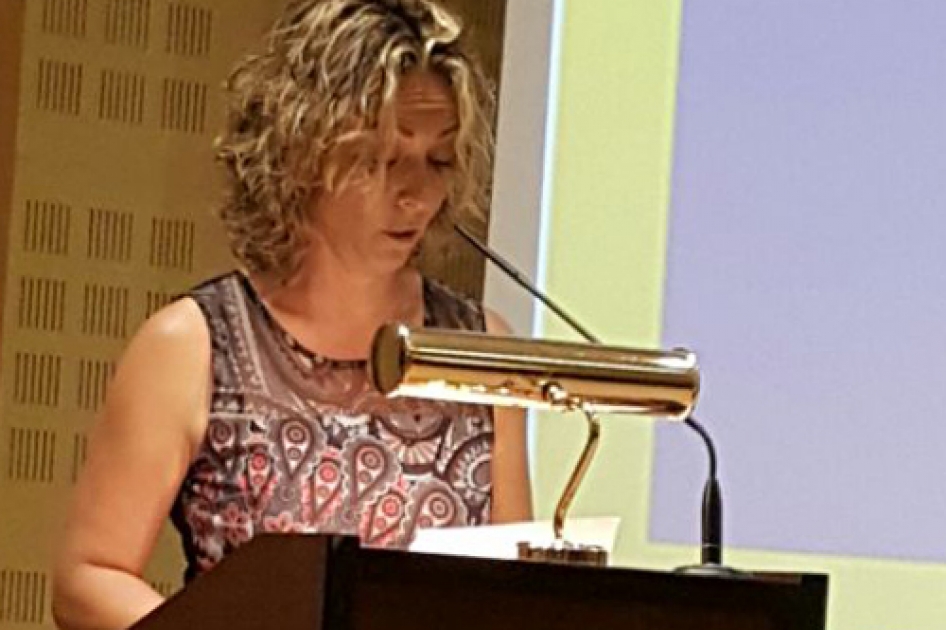 Gala León, 'madrina' de la Ceremonia Fin de Carrera en Ciencias del Deporte en la Universidad Pablo de Olavide Gala León, 'madrina' de la Ceremonia Fin de Carrera en Ciencias del Deporte en la Universidad Pablo de Olavide