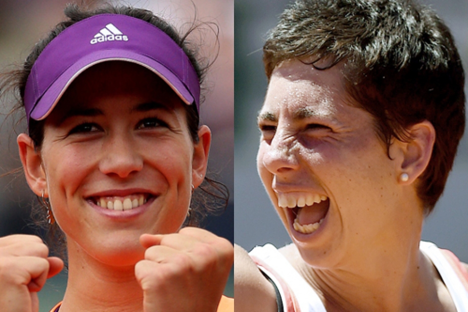 Garbiñe Muguruza y Carla Suárez, juntas en el top-10 mundial WTA Garbiñe Muguruza y Carla Suárez, juntas en el top-10 mundial WTA