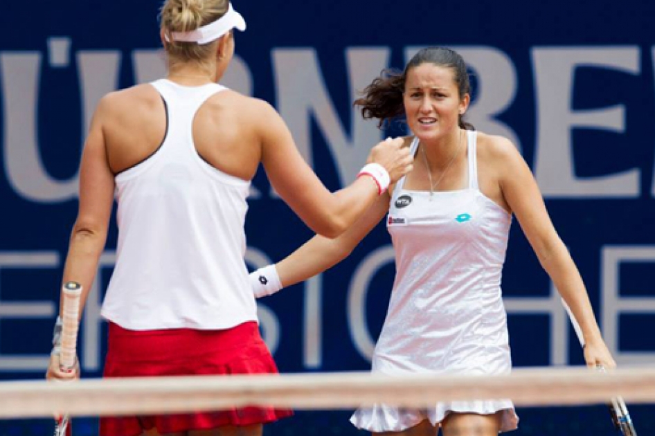 Lara Arruabarrena alcanza su tercera final de dobles del año en Bad Gastein Lara Arruabarrena alcanza su tercera final de dobles del año en Bad Gastein