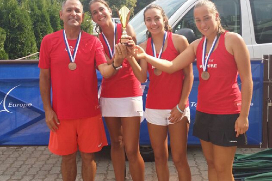 Tercer puesto para la seleccin jnior masculina y 6 para la cadete femenina en las Copas de Europa de Verano