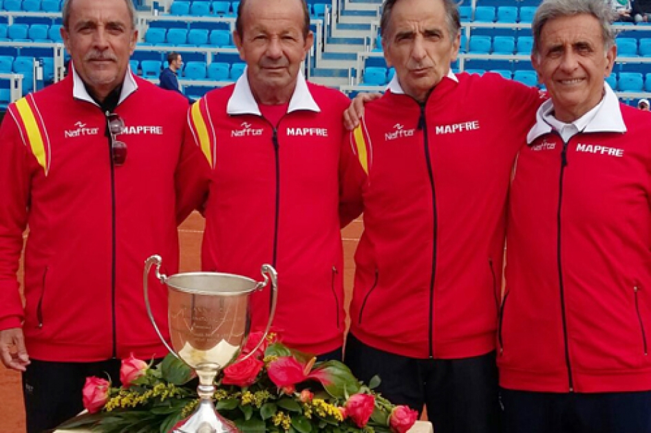El equipo español masculino +65 revalida el título mundial por tercer año consecutivo El equipo español masculino +65 revalida el título mundial por tercer año consecutivo