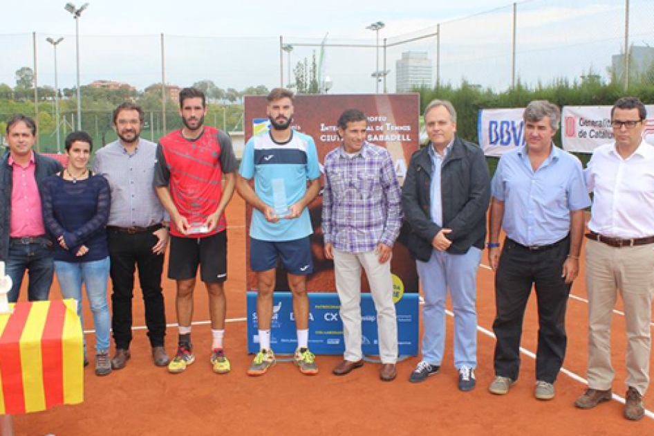 Marc Giner supera a Gerard Granollers en la final del Futures de Sabadell Marc Giner supera a Gerard Granollers en la final del Futures de Sabadell