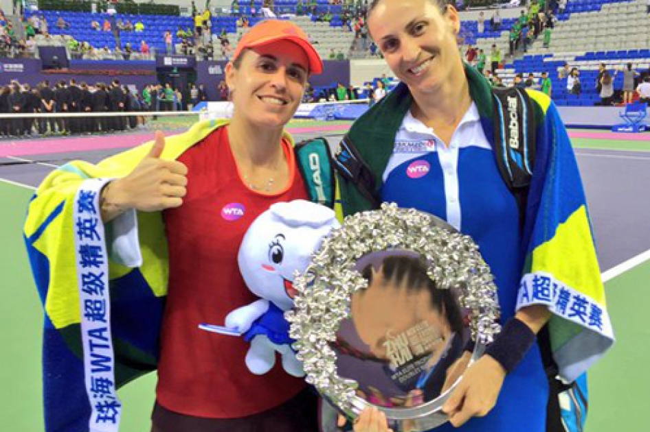 Anabel Medina y Arantxa Parra, subcampeonas de dobles del Masters “B” de Zhuhái Anabel Medina y Arantxa Parra, subcampeonas de dobles del Masters “B” de Zhuhái
