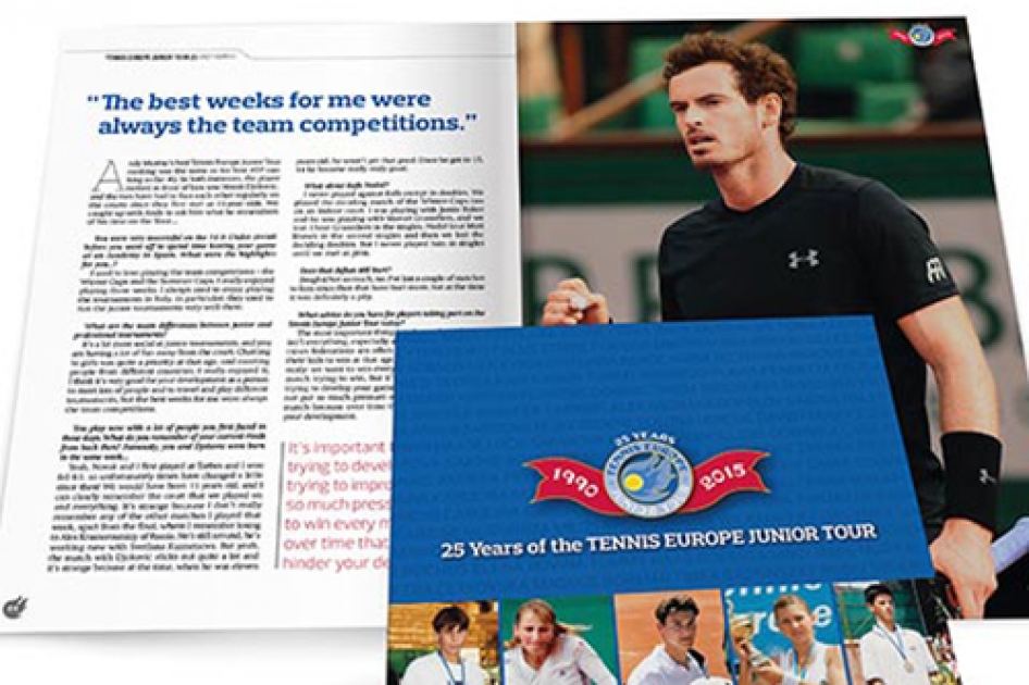 Tennis Europe publica un monográfico gratuito para celebrar el 25º Aniversario del circuito juvenil Tennis Europe publica un monográfico gratuito para celebrar el 25º Aniversario del circuito juvenil