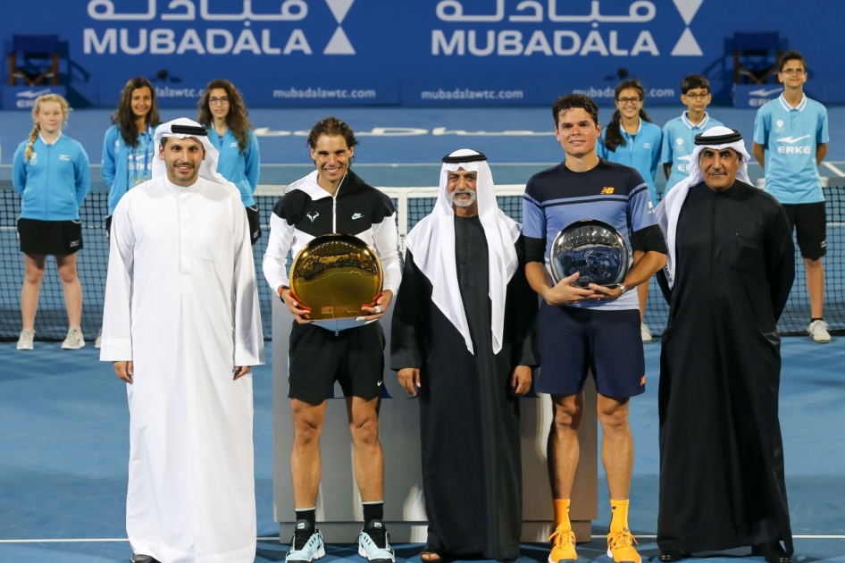 Rafael Nadal gana el torneo de exhibicin de Abu Dhabi donde David Ferrer es tercero