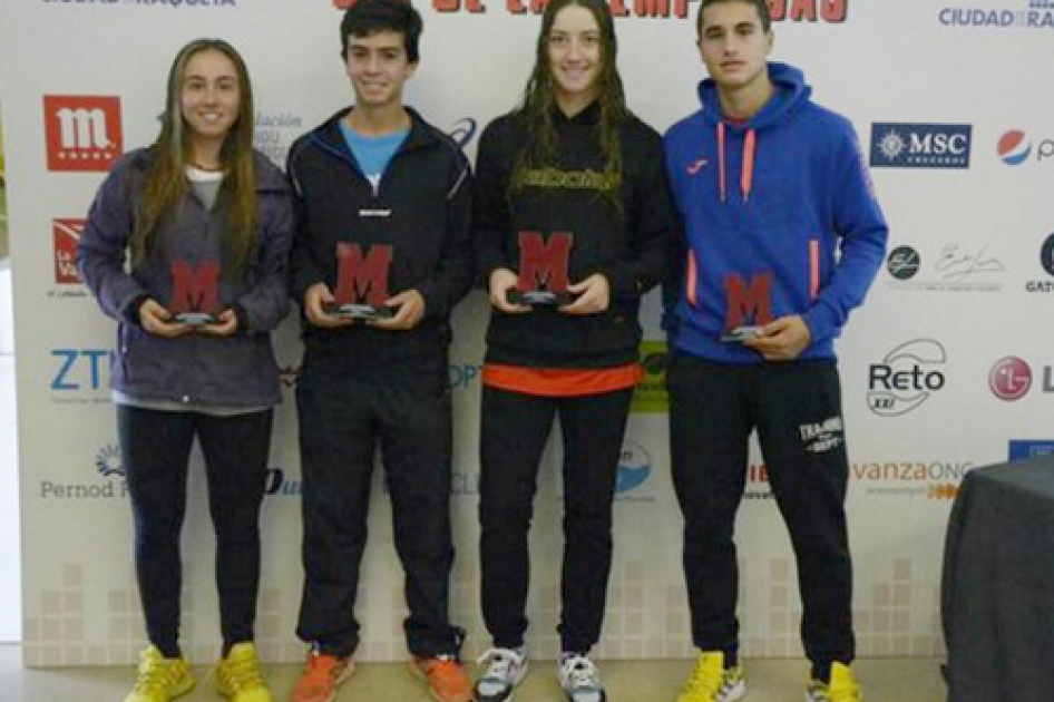 Pedro Vives y Rosa Vicens se llevan el primer Marca Jóvenes Promesas en Madrid Pedro Vives y Rosa Vicens se llevan el primer Marca Jóvenes Promesas en Madrid