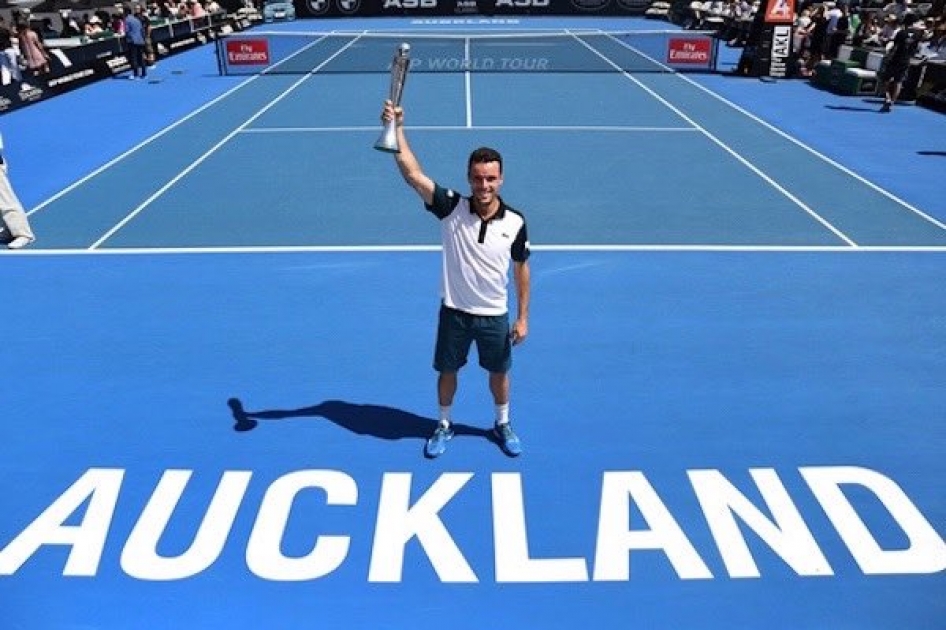 Roberto Bautista conquista su tercer título en Auckland Roberto Bautista conquista su tercer título en Auckland