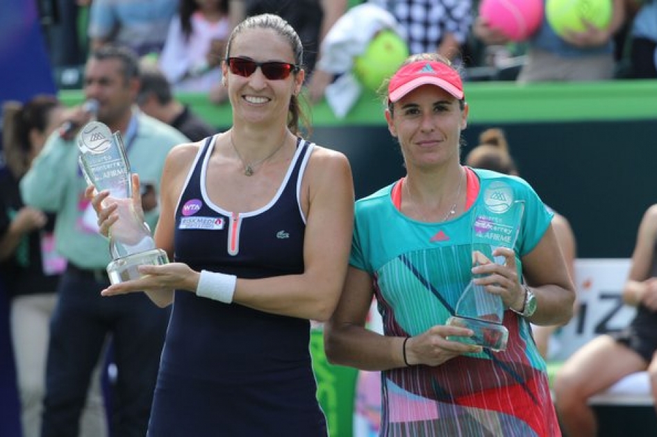 Anabel Medina y Arantxa Parra encadenan victoria en el torneo de dobles de Monterrey