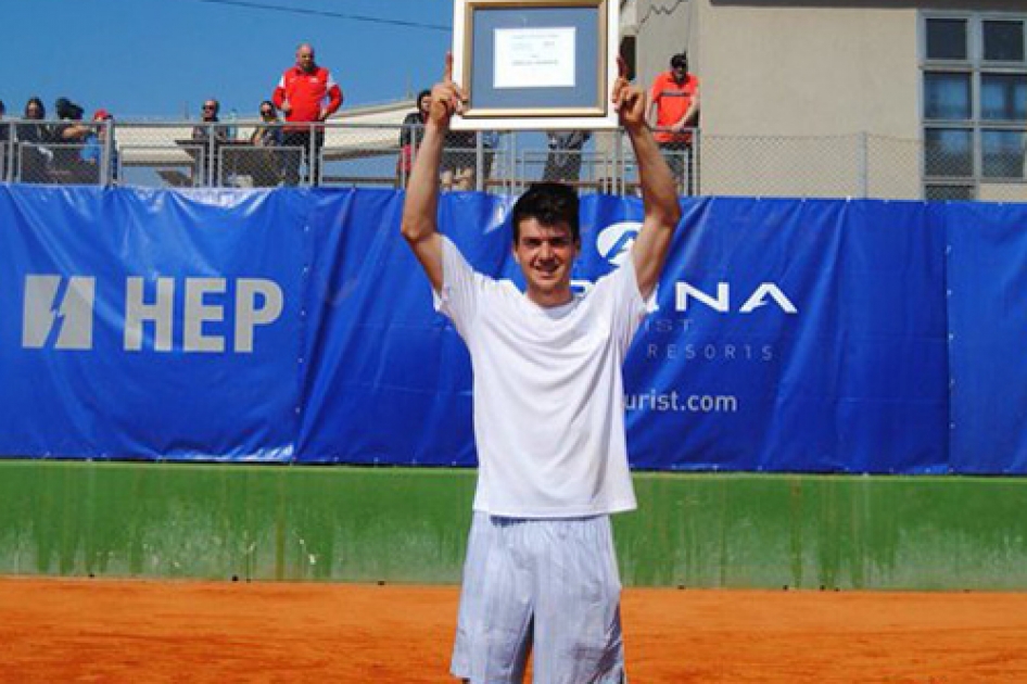 Pedro Martínez Portero conquista su primer título profesional en el Futures de Pula Pedro Martínez Portero conquista su primer título profesional en el Futures de Pula