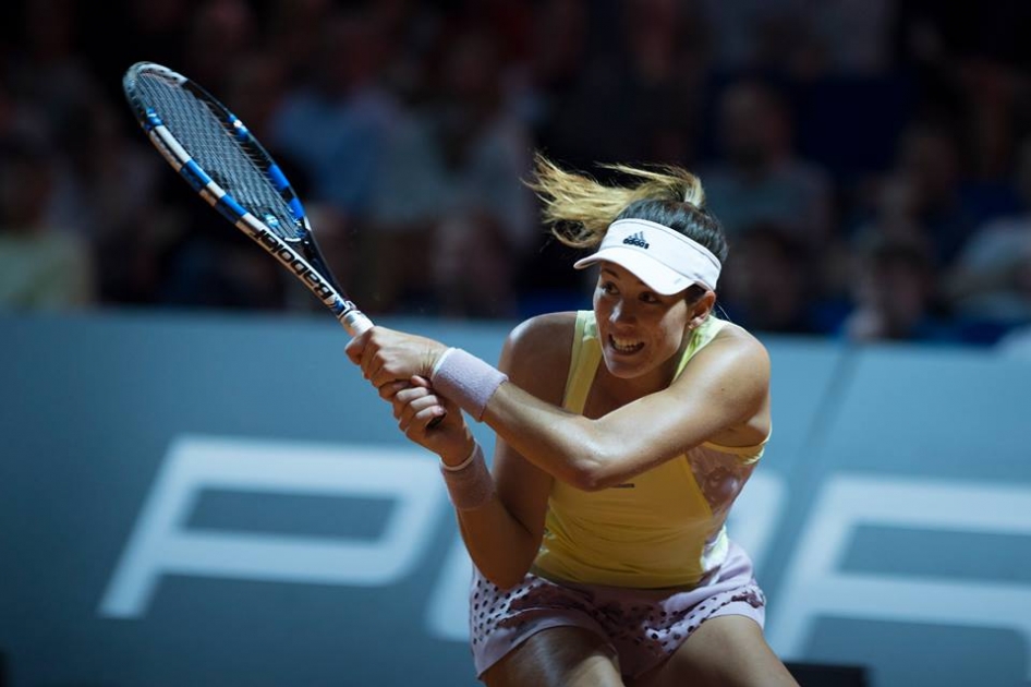 Muguruza y Suárez se despiden en cuartos de final en Stuttgart Muguruza y Suárez se despiden en cuartos de final en Stuttgart
