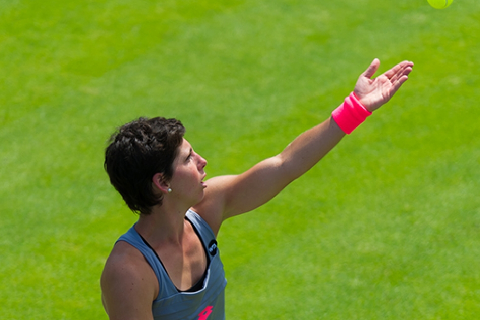 Carla Suárez se queda en las semifinales de Birmingham Carla Suárez se queda en las semifinales de Birmingham