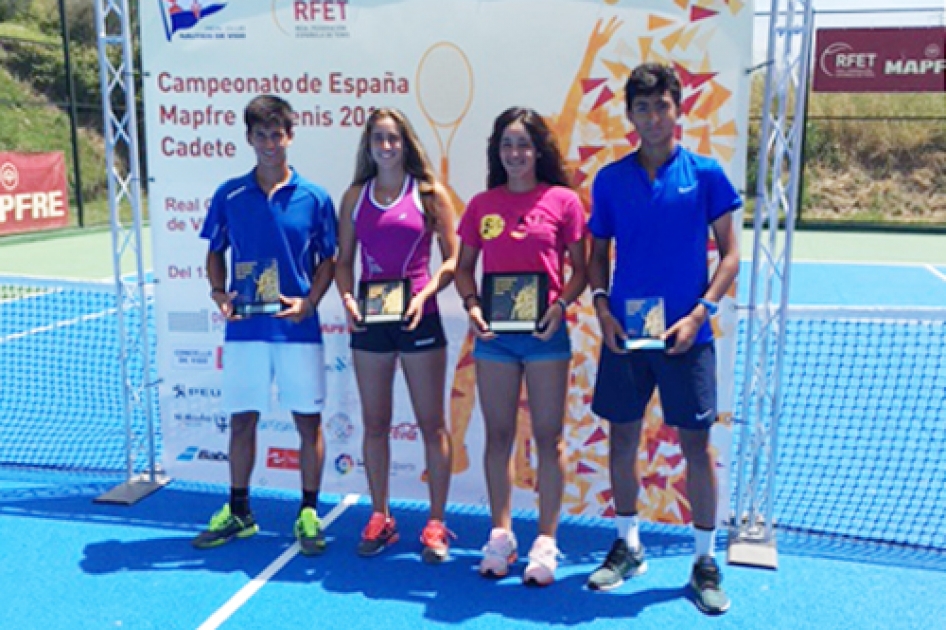 Carlos Sánchez Jover y Lucía Cortez se proclaman Campeones de España Cadete en Vigo Carlos Sánchez Jover y Lucía Cortez se proclaman Campeones de España Cadete en Vigo