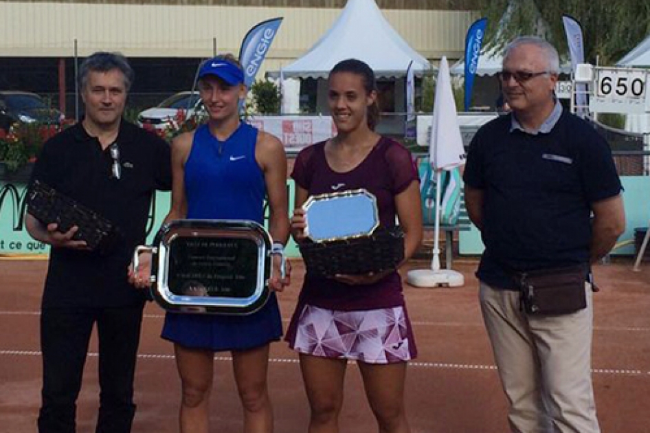 Olga Sáez, finalista del torneo de 25.000 dólares de Perigueux en Francia Olga Sáez, finalista del torneo de 25.000 dólares de Perigueux en Francia