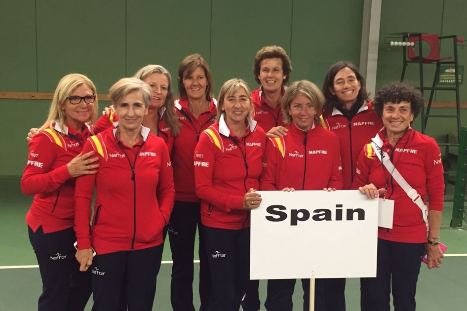 5 Puesto del equipo espaol femenino +50 en el Mundial de Veteranos Seniors de Finlandia