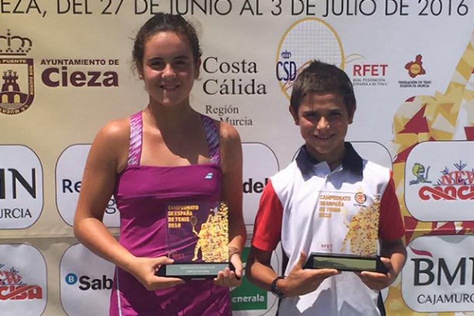 Luis Utrilla y Emma Sánchez Jiménez se proclaman Campeones de España Alevines en Cieza Luis Utrilla y Emma Sánchez Jiménez se proclaman Campeones de España Alevines en Cieza