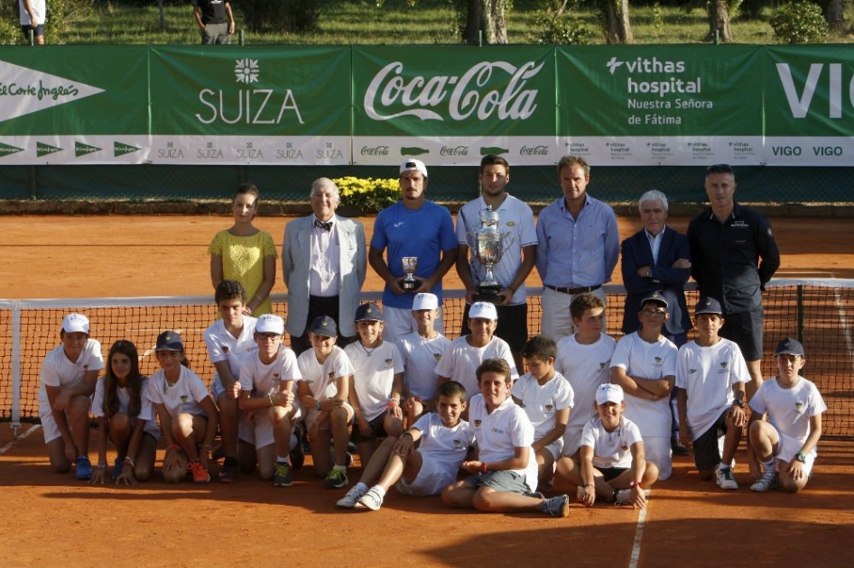 Bernab Zapata triunfa en el 76 Concurso Internacional de Tenis de Vigo