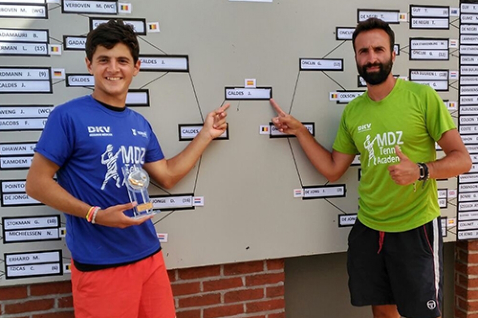 Jaime Caldés logra su primer título júnior en Bélgica Jaime Caldés logra su primer título júnior en Bélgica