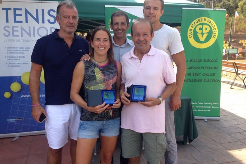 Ganadores del 6º International Tennis Senior Open Valldoreix en Barcelona Ganadores del 6º International Tennis Senior Open Valldoreix en Barcelona