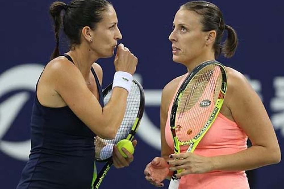 Arantxa Parra y la eslovena Andreja Klepac quedan fuera de la final de dobles del Masters “B” Arantxa Parra y la eslovena Andreja Klepac quedan fuera de la final de dobles del Masters “B”