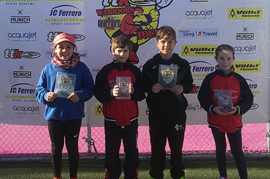 Ganadores del torneo inaugural del circuito juvenil TTK Warriors Tour en Madrid Ganadores del torneo inaugural del circuito juvenil TTK Warriors Tour en Madrid
