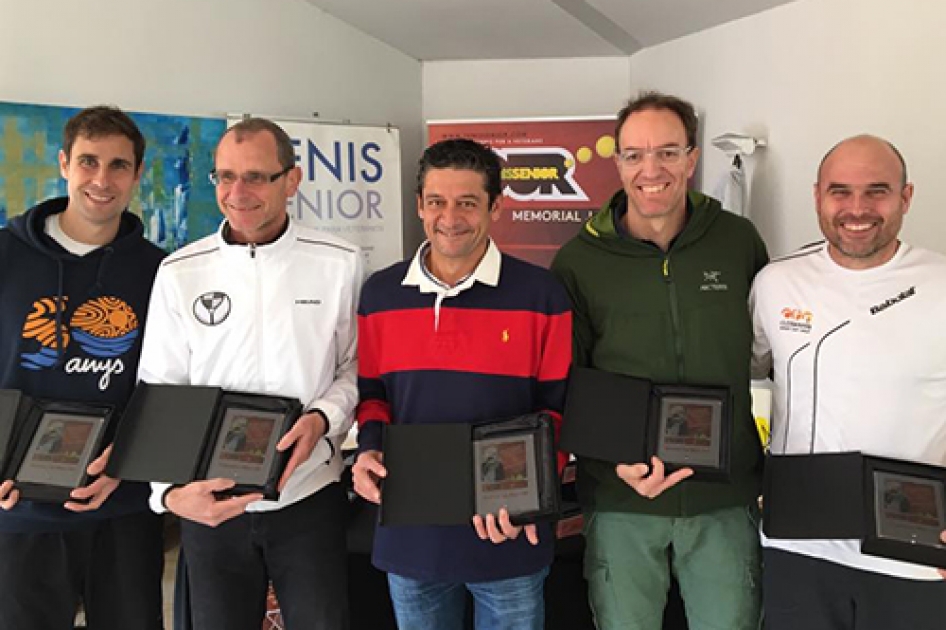 Ganadores de la primera edicin del internacional snior Memorial Jaume Selga en Sant Cugat