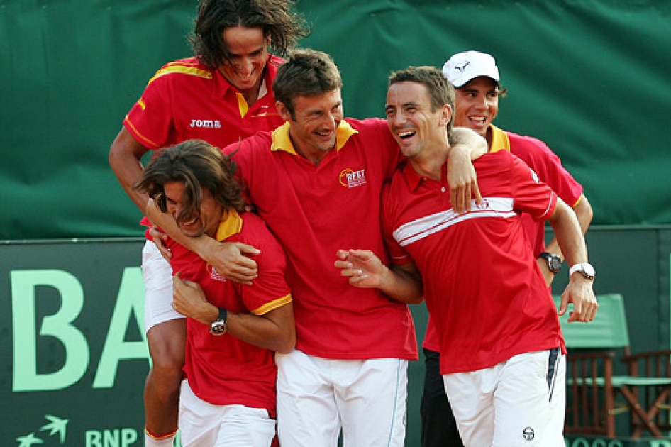 España defenderá ante la República Checa su título de campeones de la Copa Davis