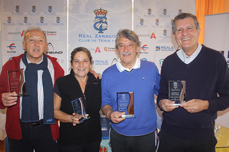 Dominio espaol en el torneo internacional de veteranos del Real Zaragoza CT