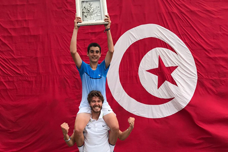 Primera victoria del cordobés Enrique Luque en el circuito mundial júnior en Túnez Primera victoria del cordobés Enrique Luque en el circuito mundial júnior en Túnez
